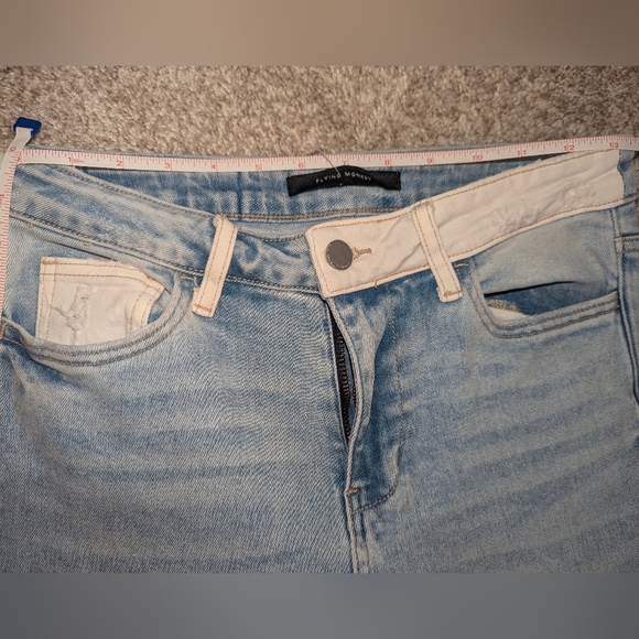 Flying Monkey Two-Tone Flare Jeans - Picture 14 of 15